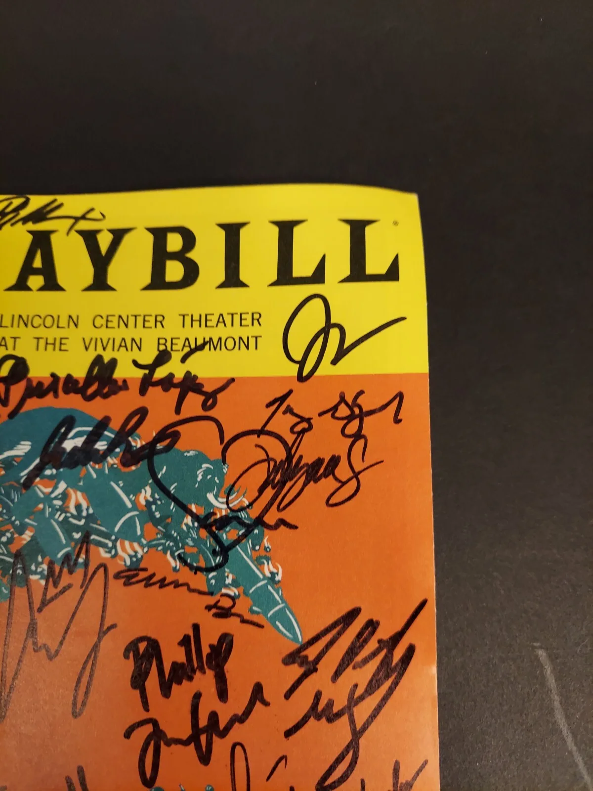 The Skin of Our Teeth Cast Signed Playbill Lincoln Center Theater Playbill, изображение 4