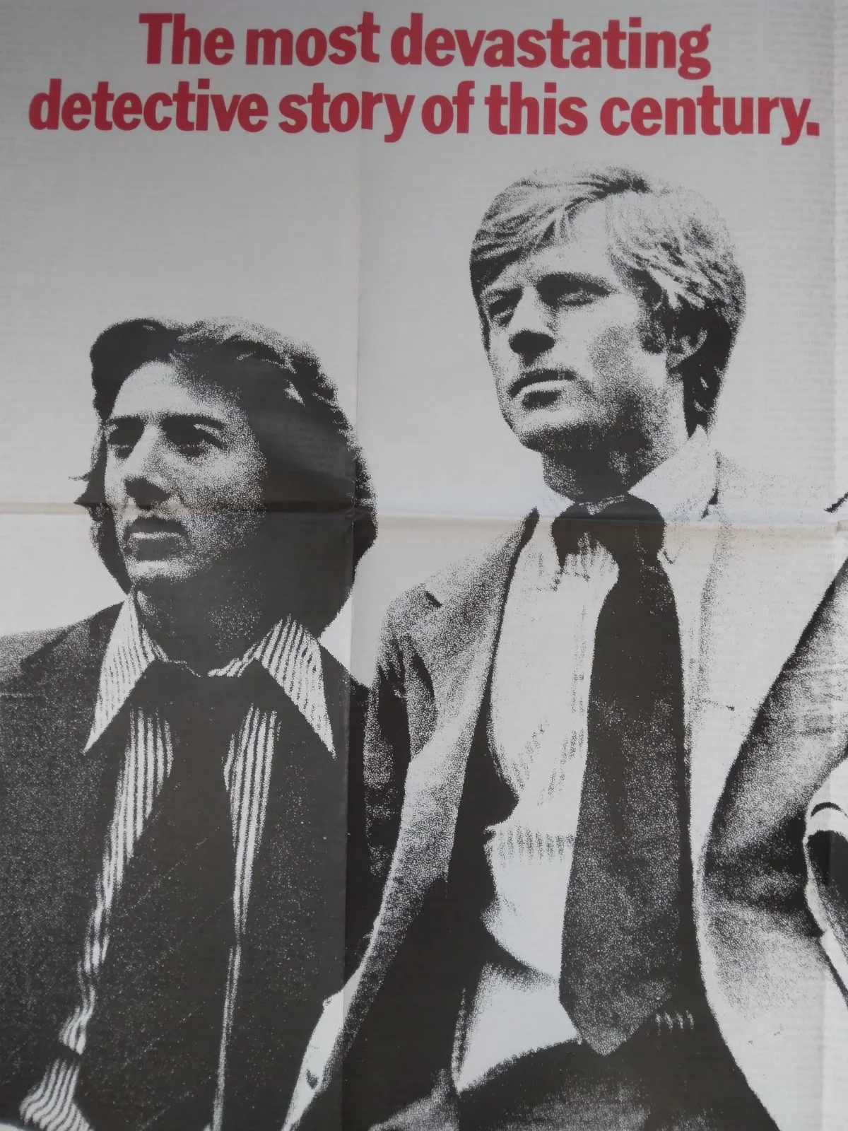 All the President's Men original movie 1976 poster UK quad, изображение 3