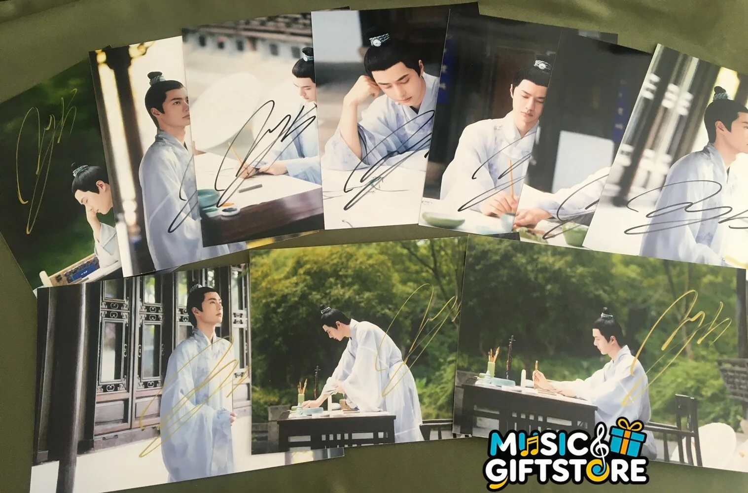 WANG YIBO YI BO PHOTO CARD PICTURE HANG ZHOU GAMES SIGNED AUTOGRAPHED 2023A #MUG, изображение 2