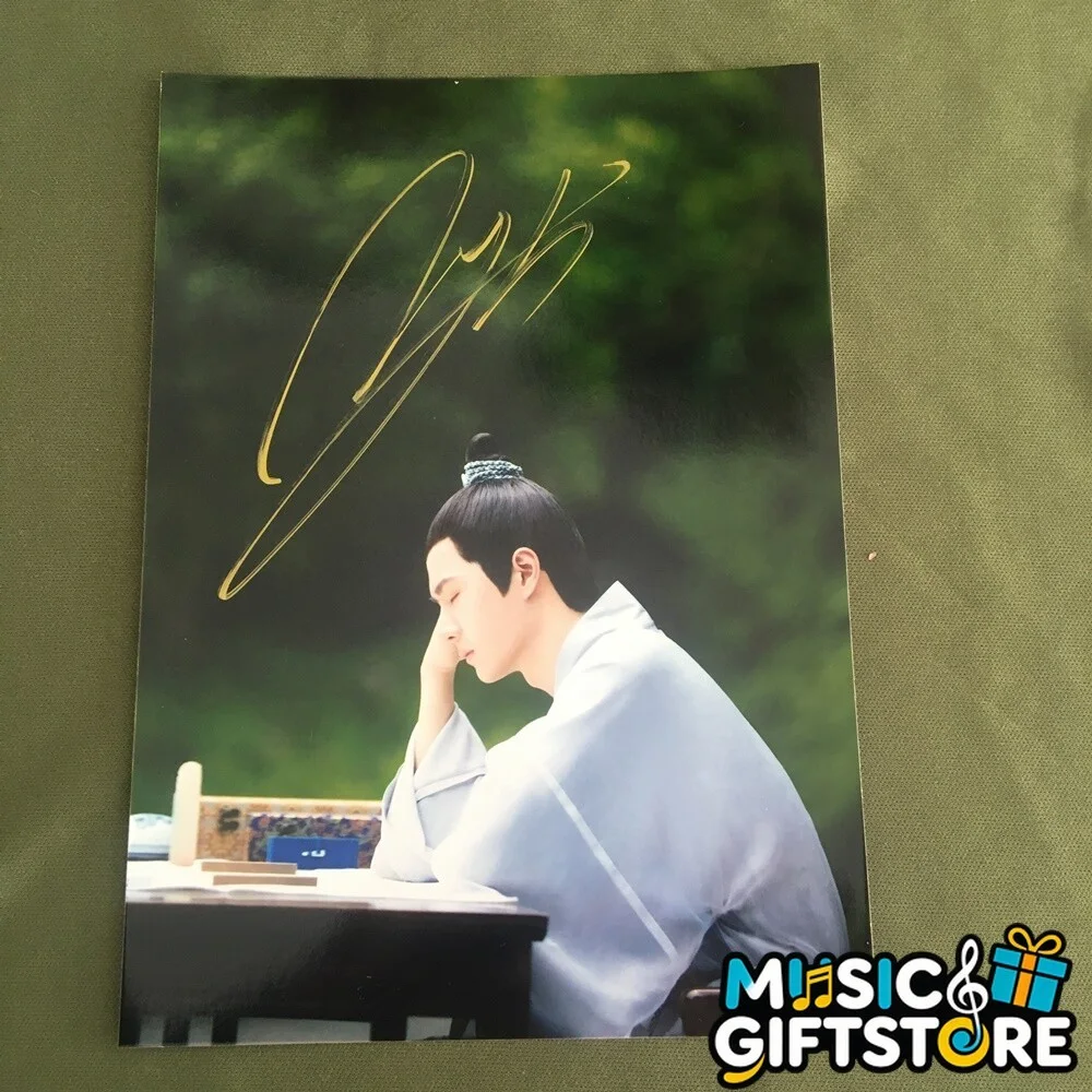 WANG YIBO YI BO PHOTO CARD PICTURE HANG ZHOU GAMES SIGNED AUTOGRAPHED 2023A #MUG, изображение 3