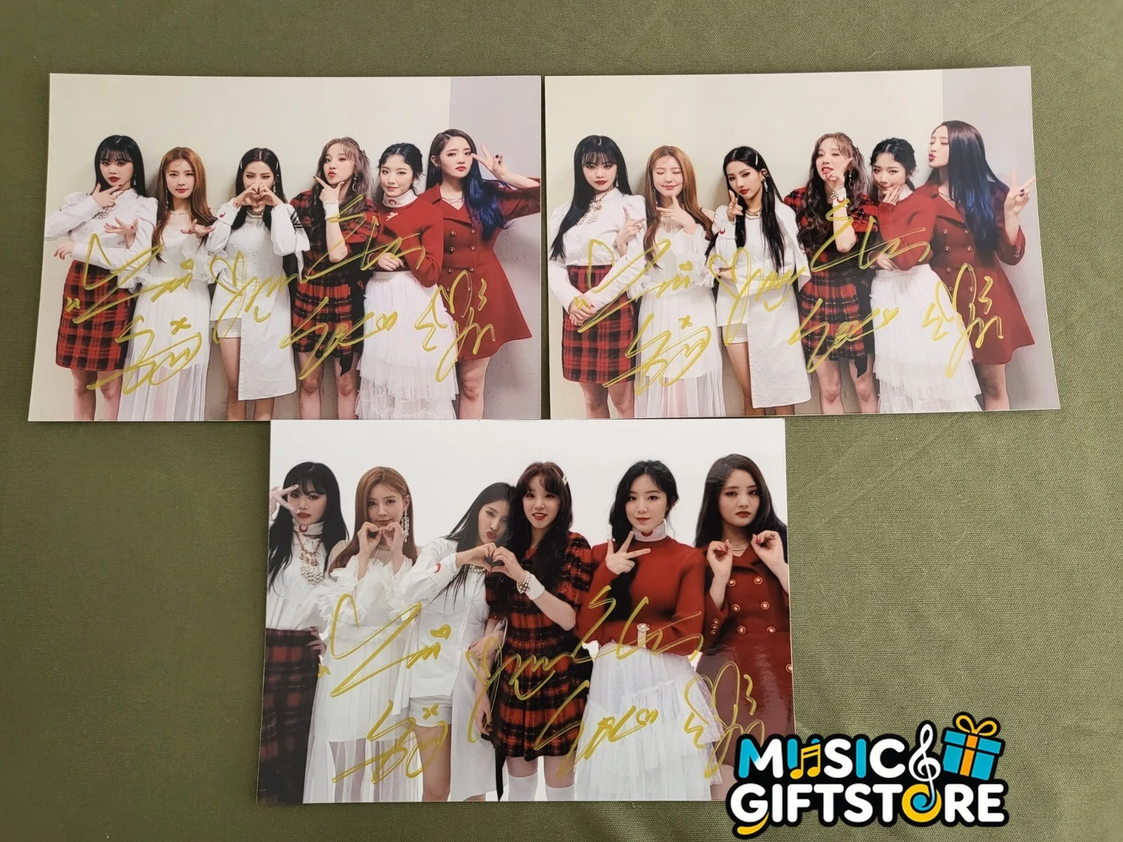 (G)I-DLE GIDLE Group Photo K-POP Collection K-POP Autographed Signed 2021 #MUGS, изображение 2