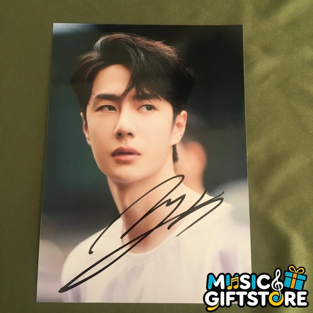 WANG YIBO YI BO PHOTO CARD PICTURE HANG ZHOU GAMES SIGNED AUTOGRAPHED 2023C #MUG, изображение 3