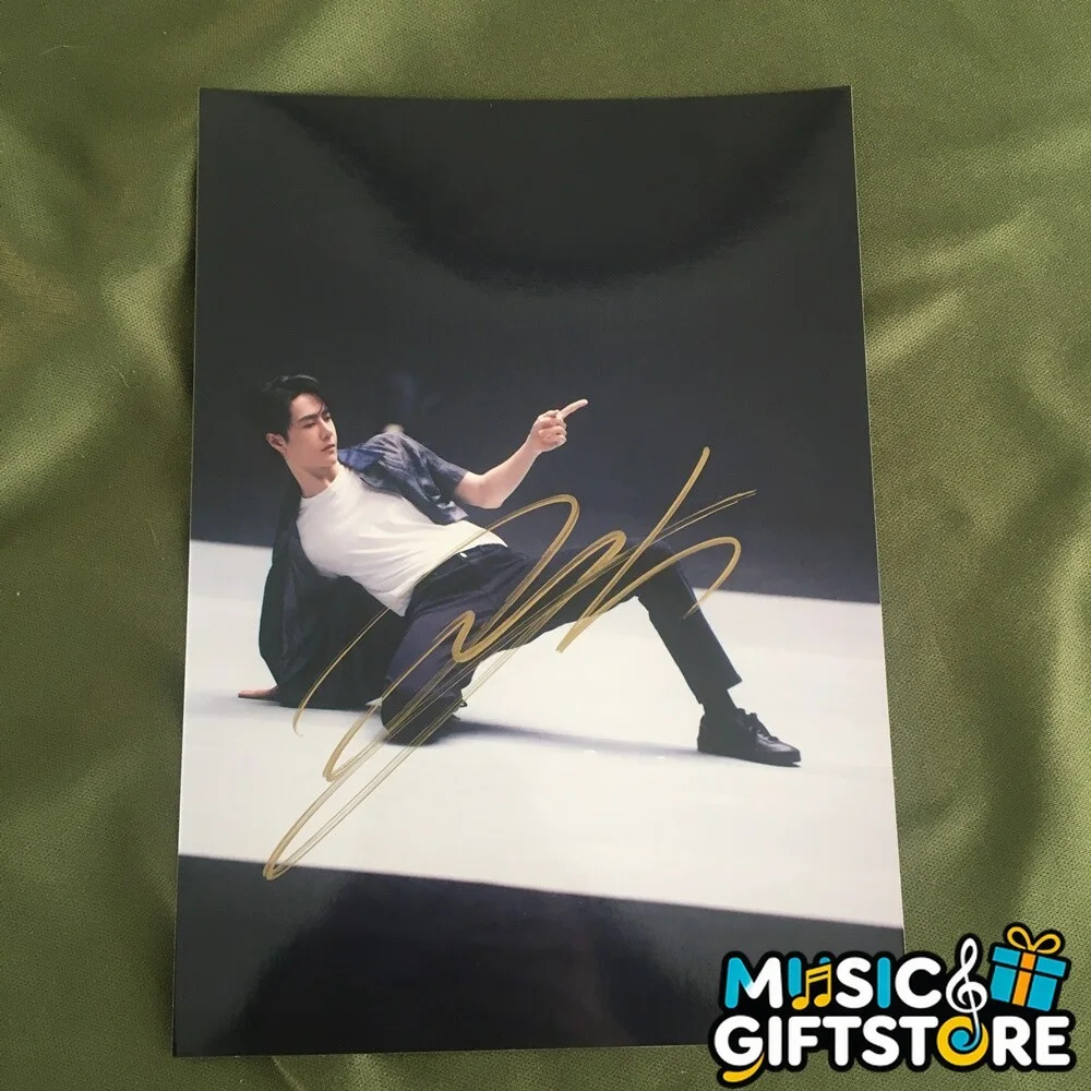 WANG YIBO YI BO PHOTO CARD PICTURE HANG ZHOU GAMES SIGNED AUTOGRAPHED 2023B #MUG, изображение 5