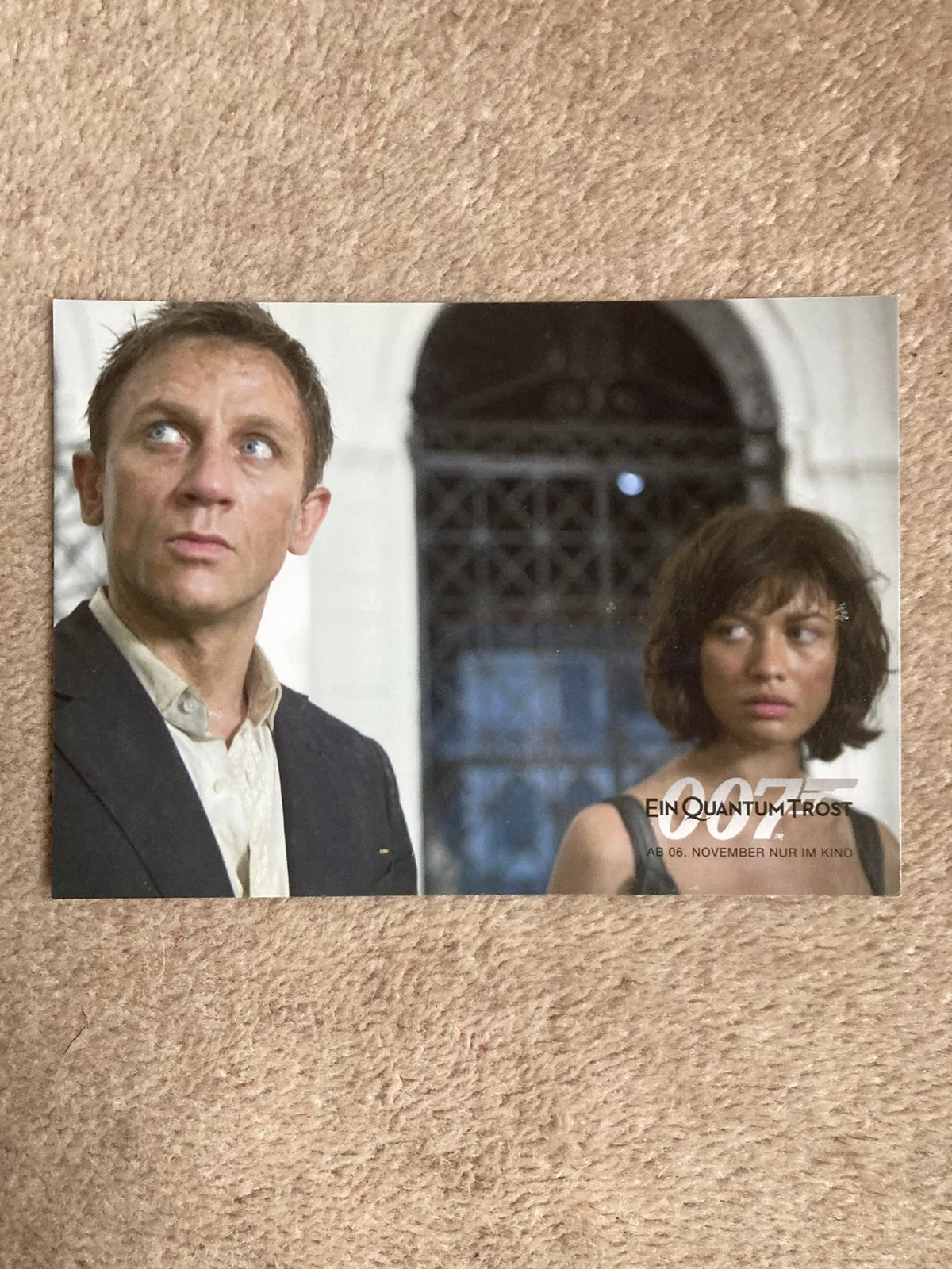 JAMES BOND 007 Daniel Craig Quantum of Solace Set of 9 German Postcards, image 4