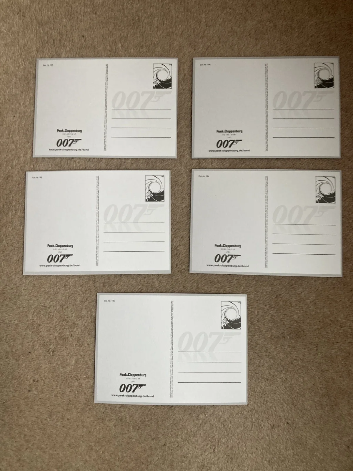 JAMES BOND 007 Daniel Craig Quantum of Solace Set of 9 German Postcards, image 5