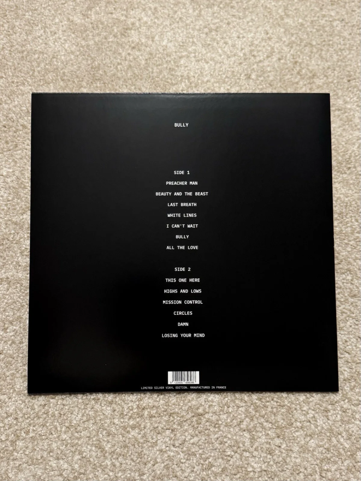 Kanye West “Bully” Signed Vinyl LP Silver Limited Edition Autographed Ye SOFI, image 4