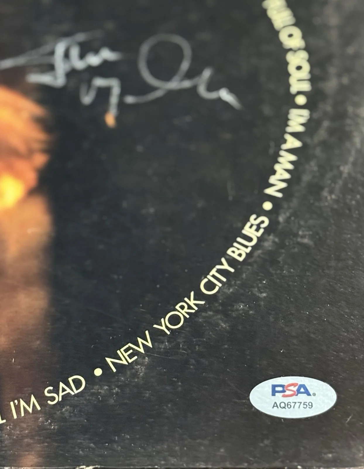 Jim McCarty Signed Yardbirds Greatest Hits Album Vinyl LP Autograph PSA, image 2
