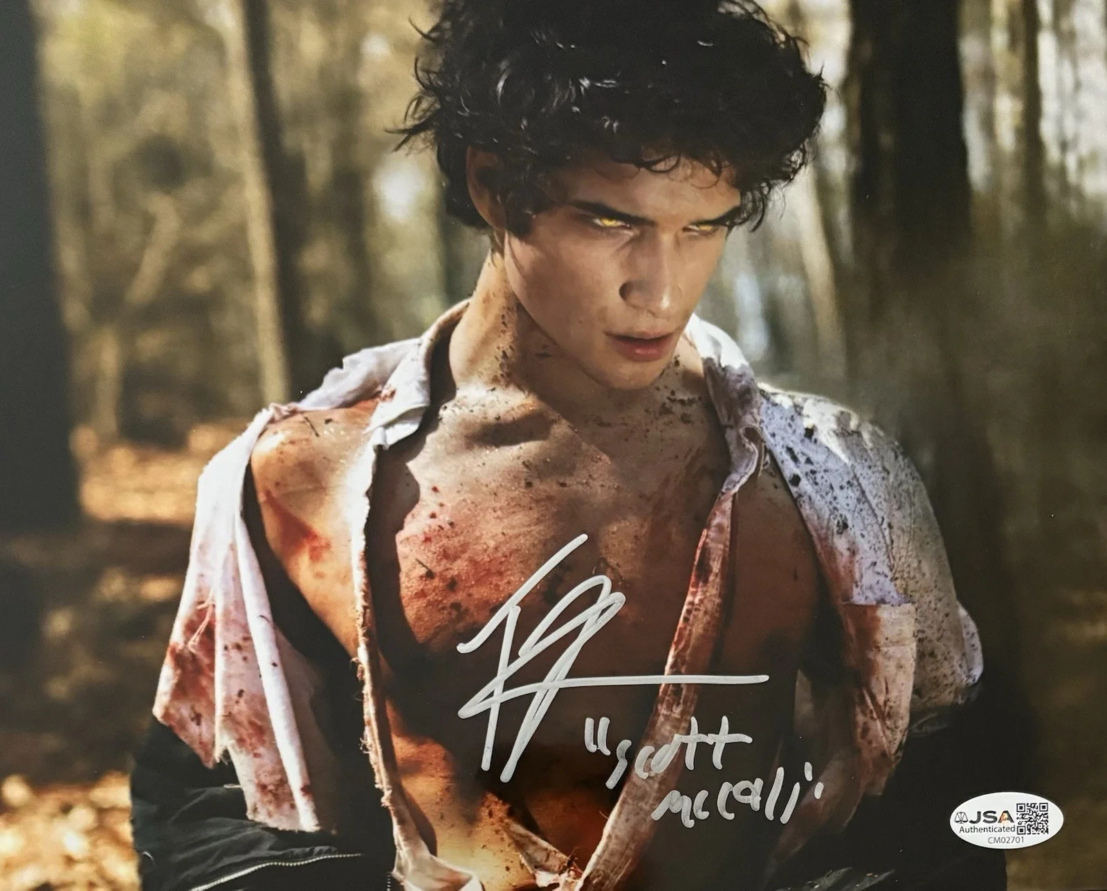 Tyler Posey — Tyler Posey (Teen Wolf) Signed 8x10 Photo “Scott McCall” JSA COA CM02701