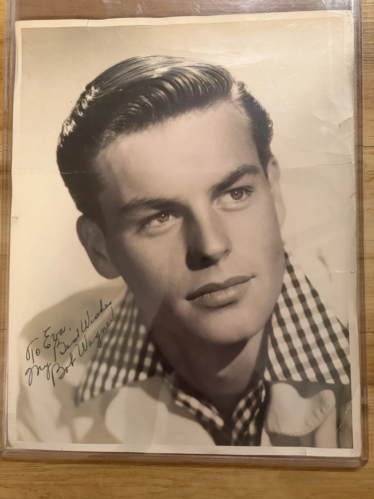 Robert Wagner Signed Vintage BW 8x10 Photo Autographed, изображение 2