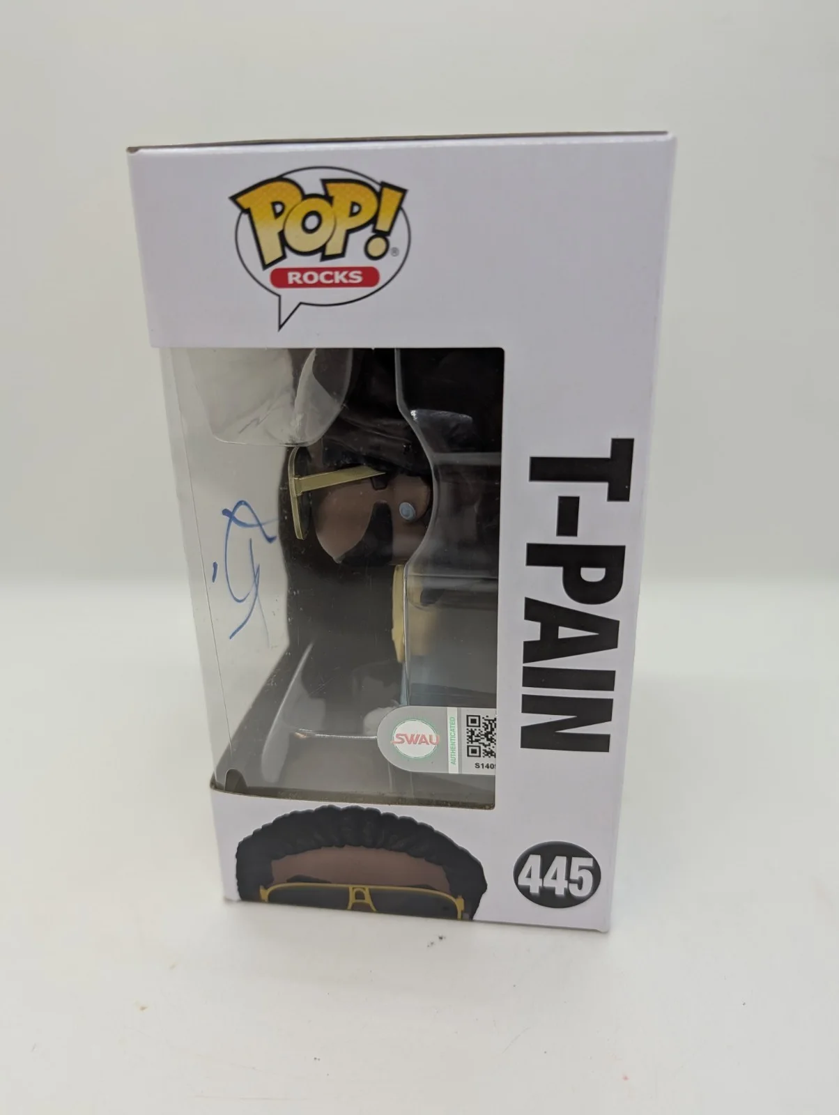 T-Pain Signed T-Pain Funko Pop #445 SWAU #2, image 2