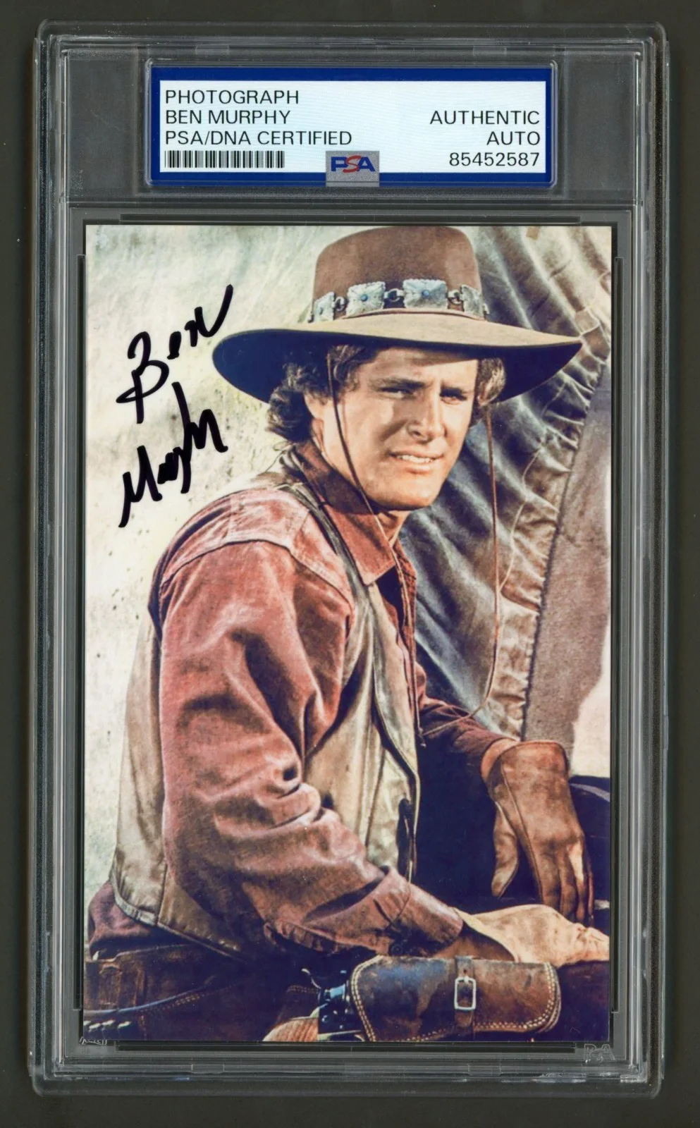 Ben Murphy — Ben Murphy Signed Photo (PSA) Kid Curry Alias Smith and Jones Western TV Actor