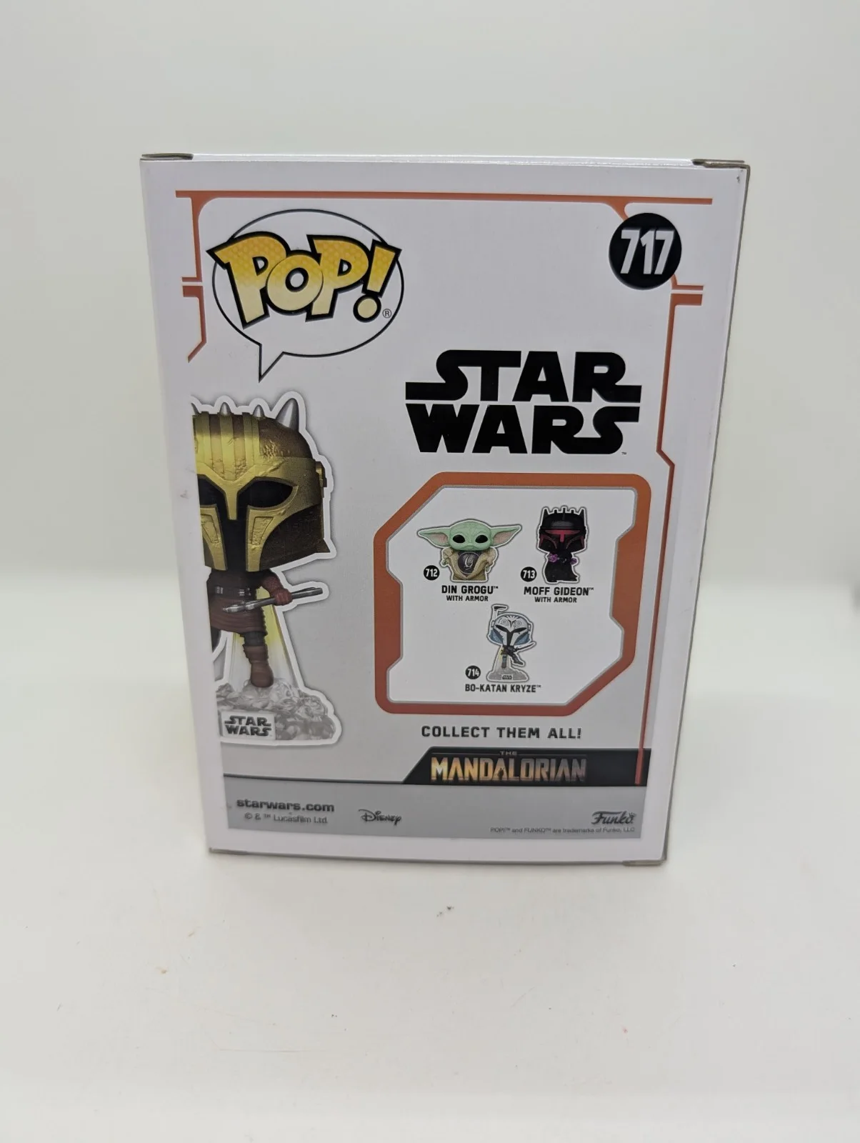 Emily swallow — Emily Swallow Signed Star Wars The Mandalorian Armorer Funko Pop #786 SWAU, image 3