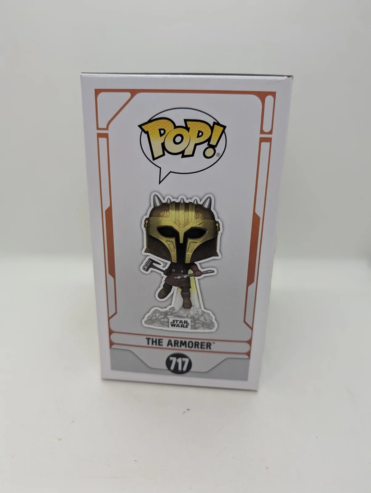 Emily swallow — Emily Swallow Signed Star Wars The Mandalorian Armorer Funko Pop #786 SWAU, image 4