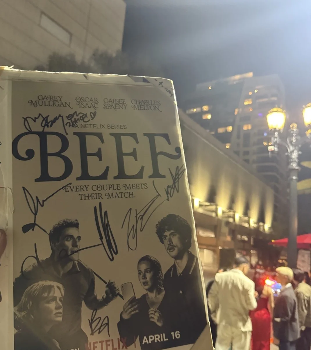 Beef Season 2 Autographed 12x18 Mini Poster Signed By Cast And Crew A24 SWAU COA, image 2