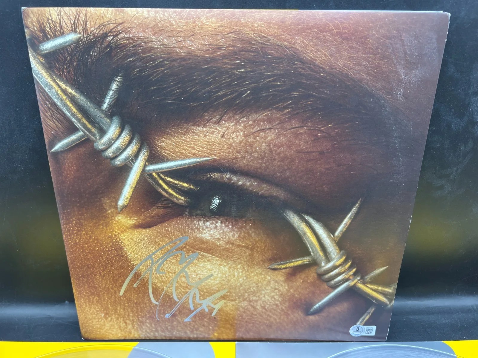 Post Malone Signed Beerbongs & Bentleys Clear Vinyl Album 2LP Beckett BAS, изображение 2