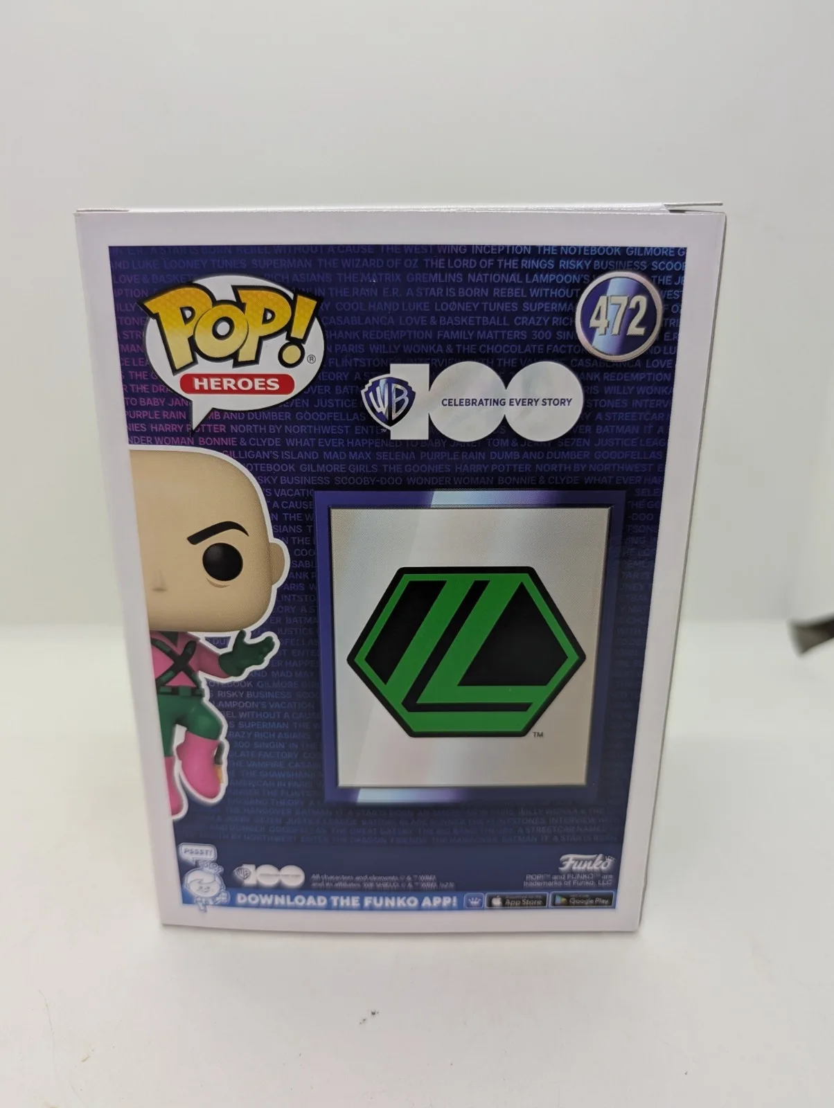 Jesse eisenberg — Jesse Eisenberg Signed Batman Vs. Superman WB 100 Lex Luther Funko Pop #472 SWAU, image 3