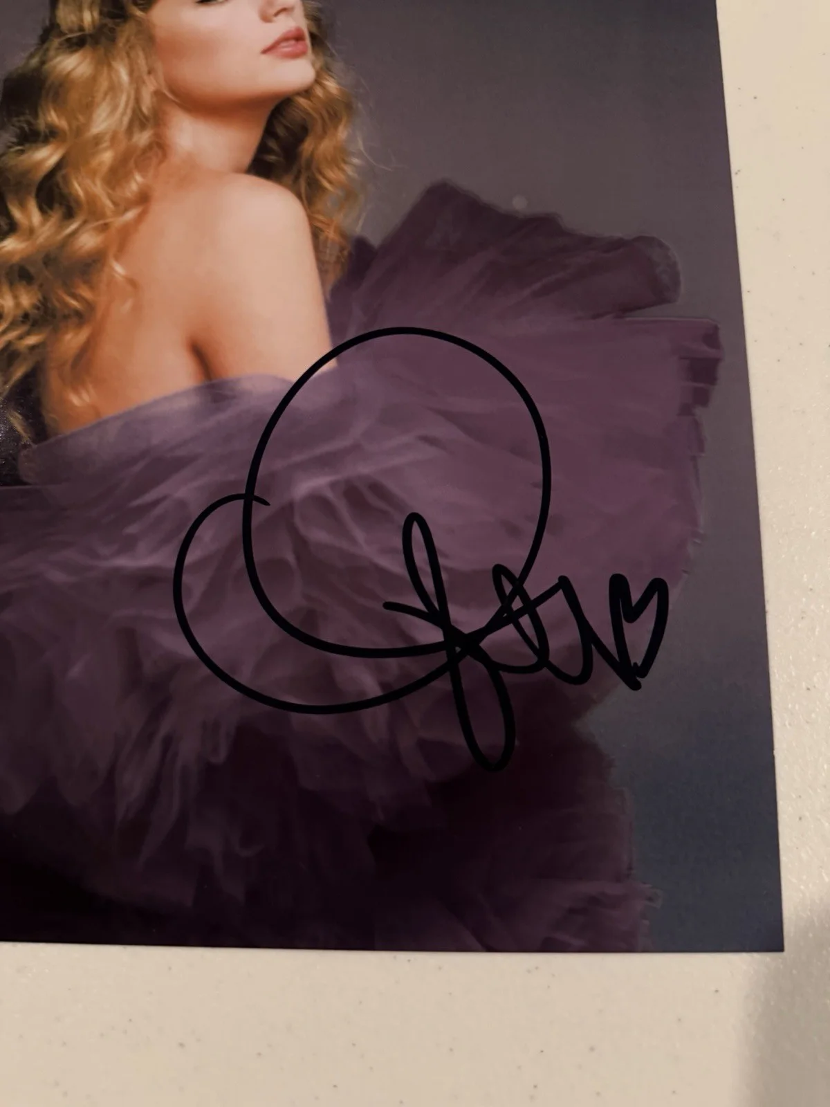 Taylor Swift Speak Now Hand Signed, Promotional Super Rare, изображение 2