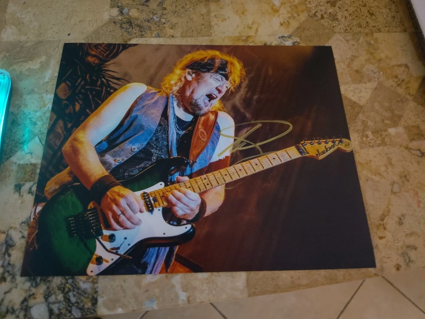 Adrian Smith Signed 8x10 Iron Maiden Final Frontier Brave New World Dance Of..., изображение 4