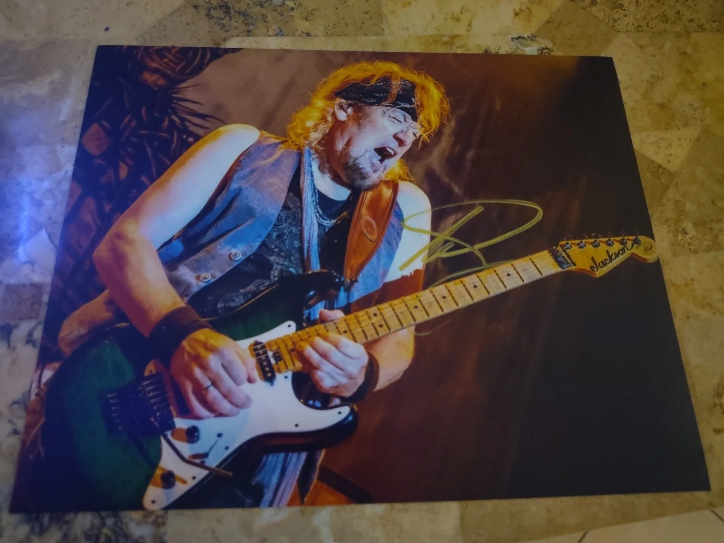 Adrian Smith Signed 8x10 Iron Maiden Final Frontier Brave New World Dance Of..., изображение 5