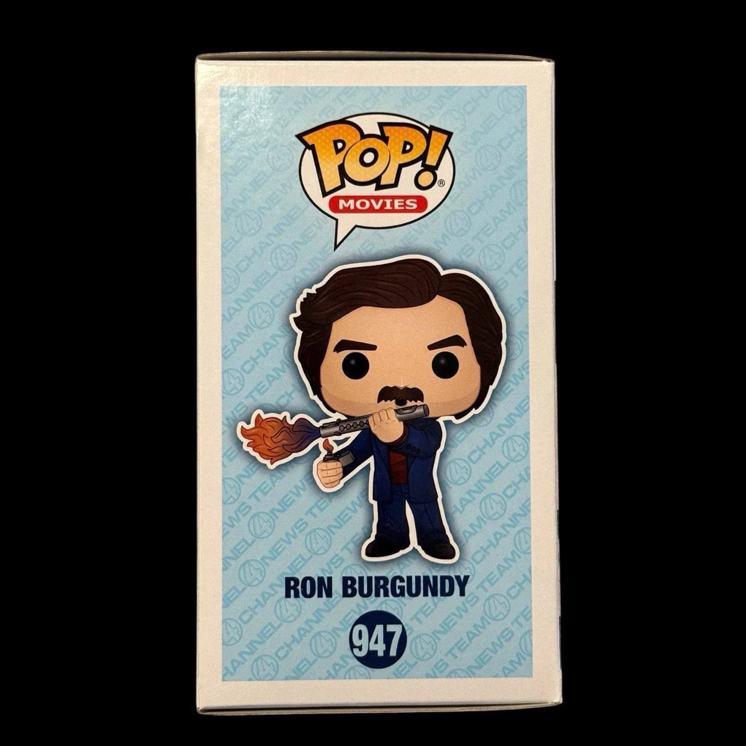 Will Ferrell Signed Ron Burgundy Funko Pop #947 BAS Beckett COA Autograph SDCC, image 4