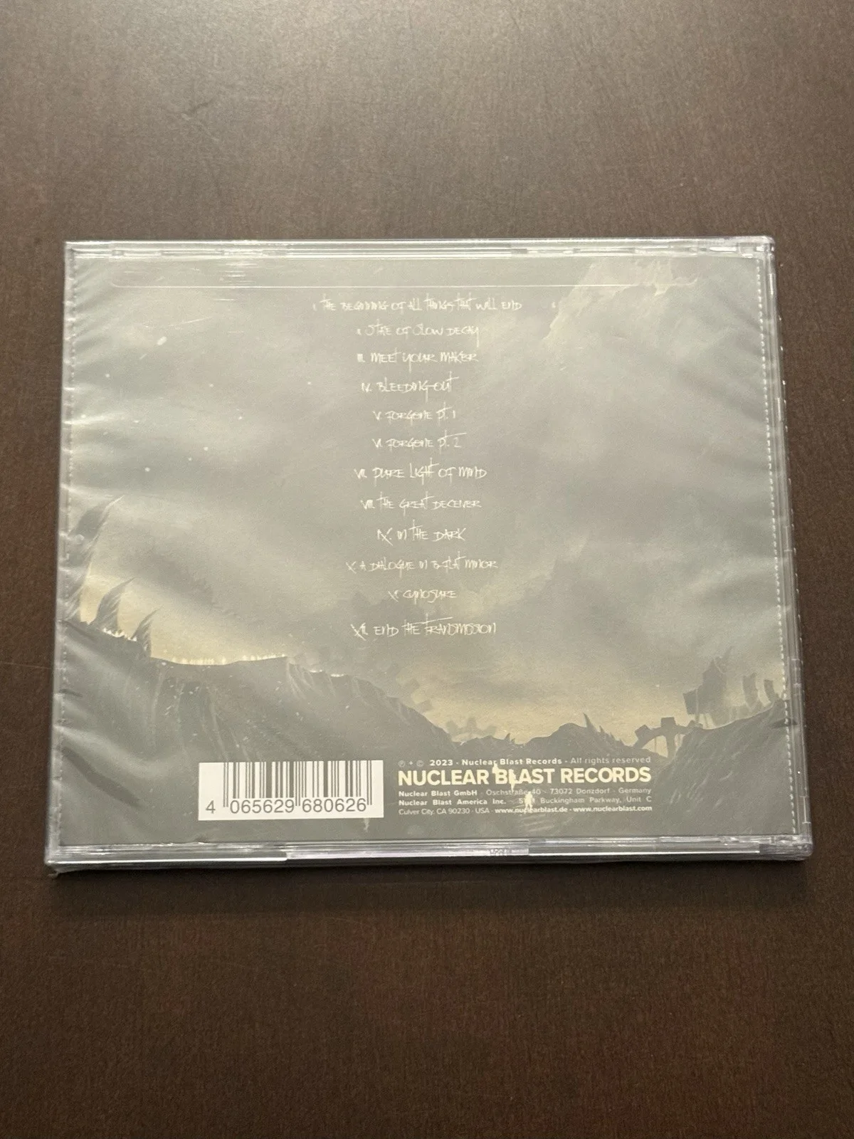 In Flames Foregone CD SIGNED Autographed Full Band SEALED CRACKED CASE 2023, image 2