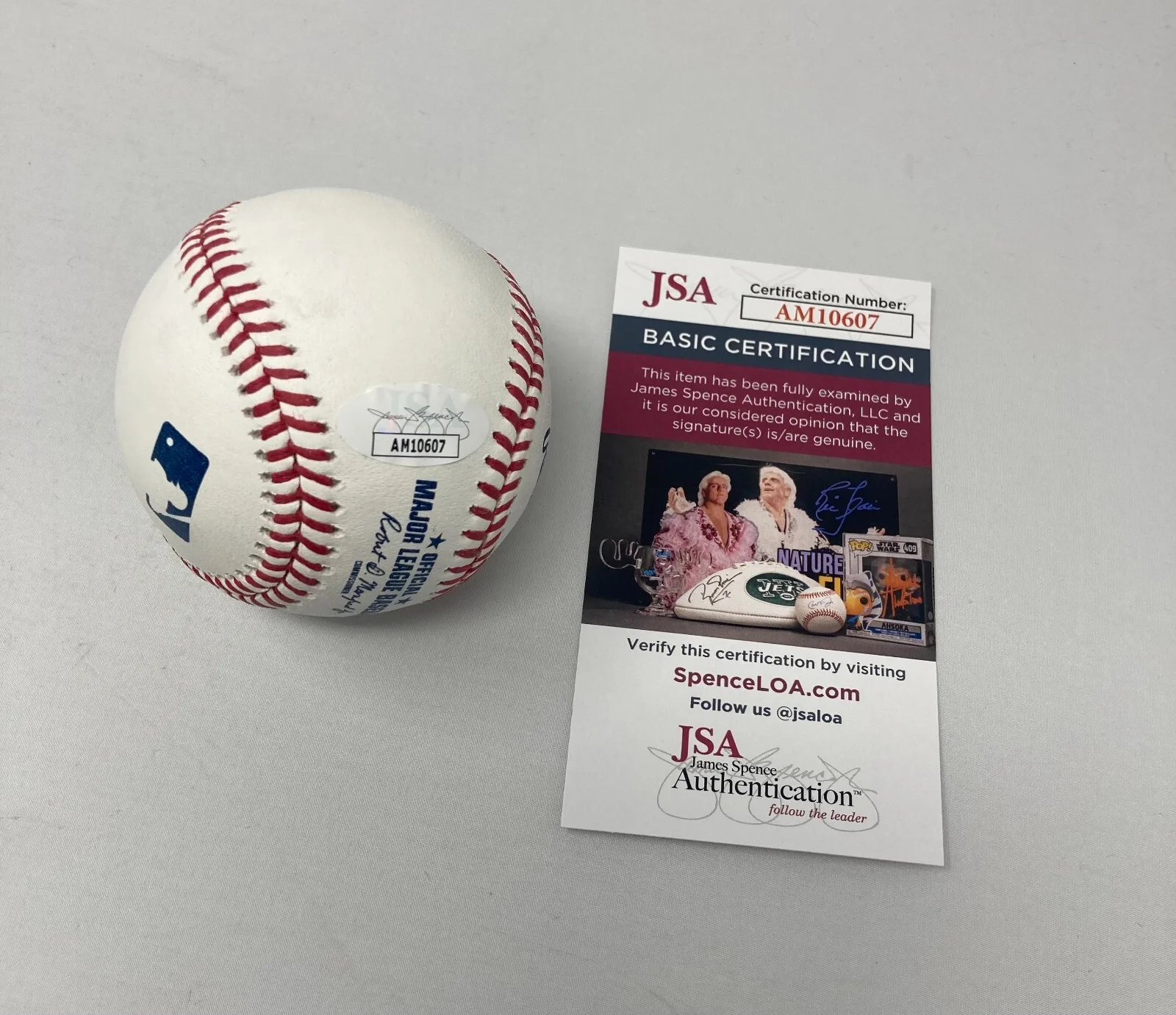 Jeff Foxworthy — Jeff Foxworthy signed OML Baseball JSA COA (Comedian, Comedy), image 2