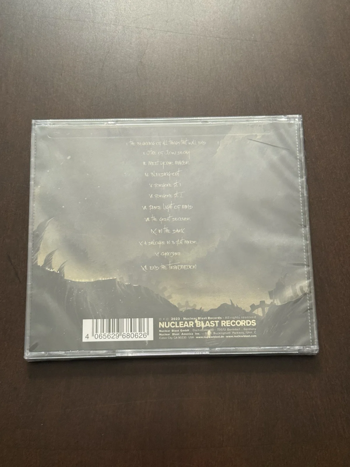 In Flames Foregone CD SIGNED Full Band Autographed SEALED 2023 Minor Crack, image 2