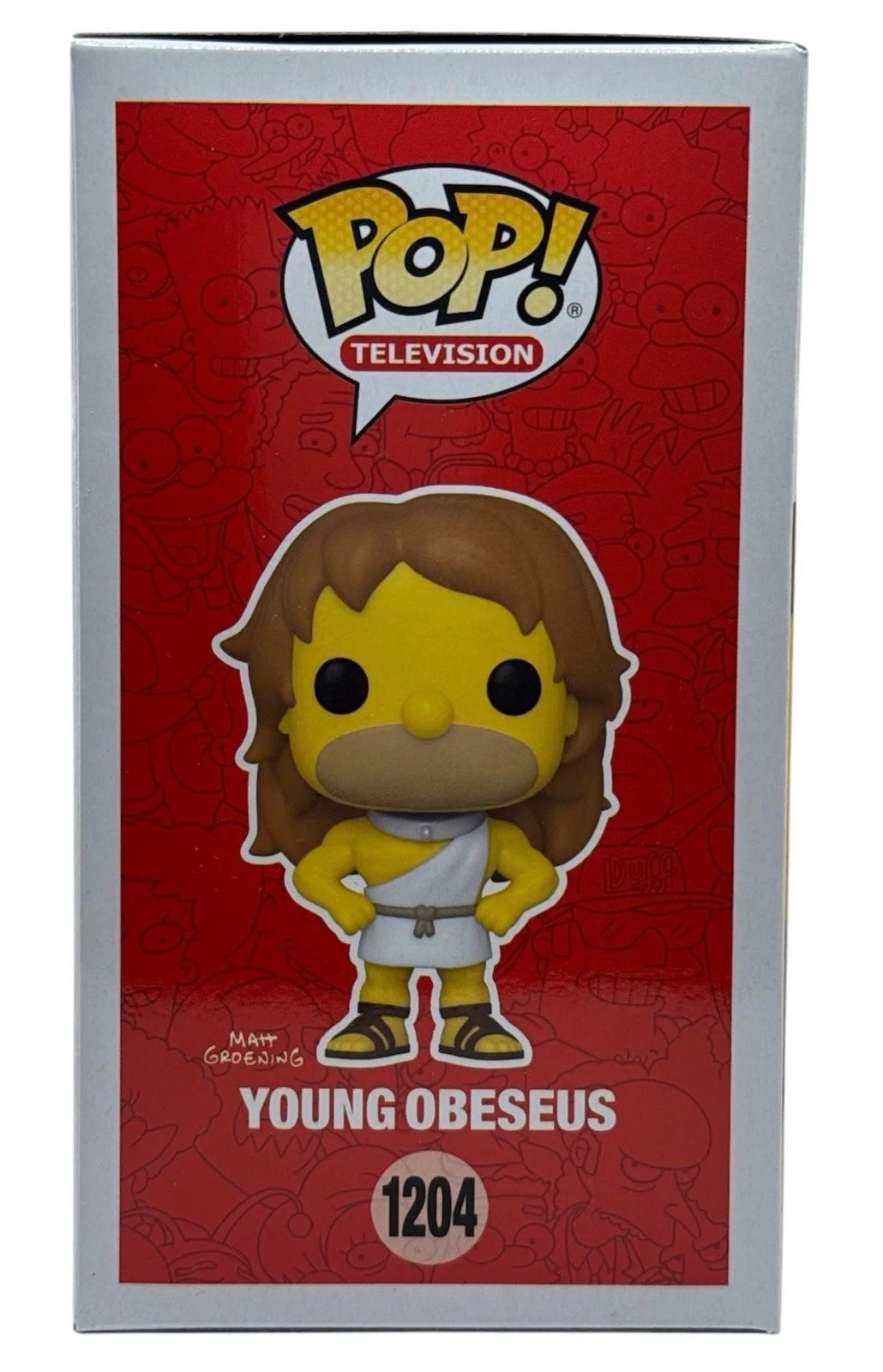 Matt Groening — Matt Groening Signed & Sketch The Simpsons Homer Young Obeseus Funko Pop PSA COA, изображение 3