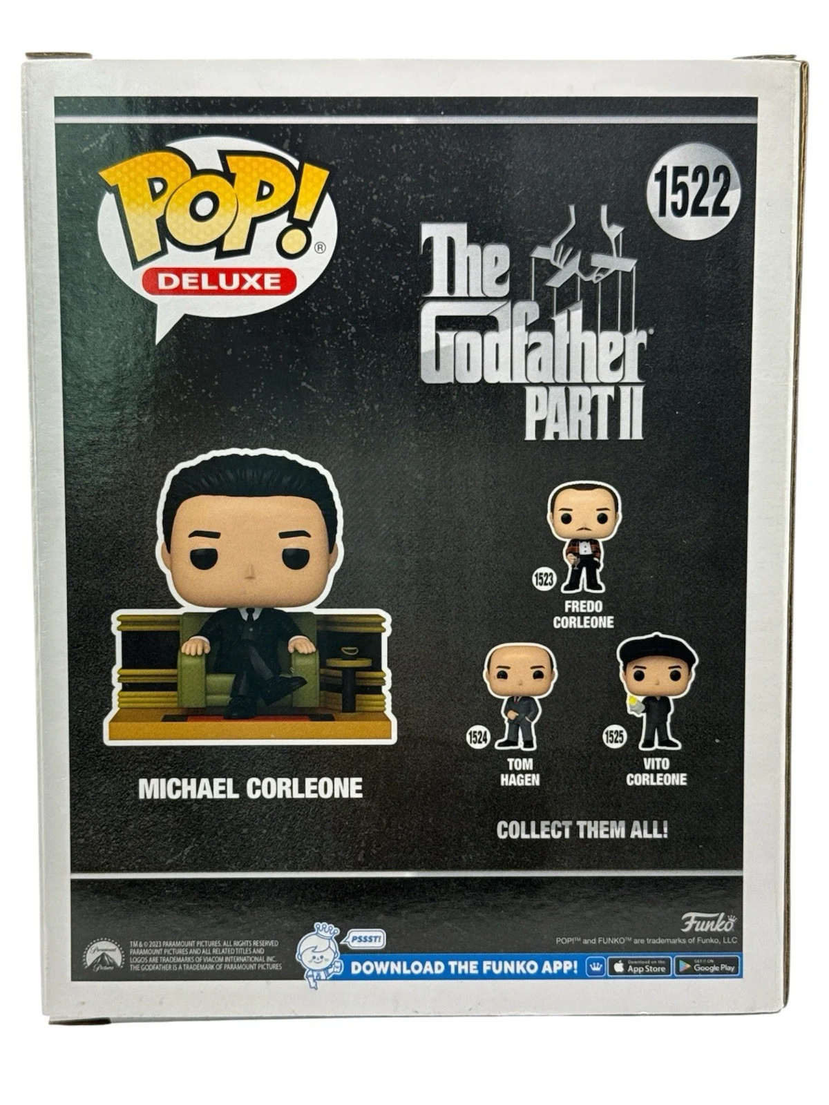Al Pacino — Al Pacino Autograph Signed The Godfather II Michael Corleone Funko Pop PSA COA, изображение 2