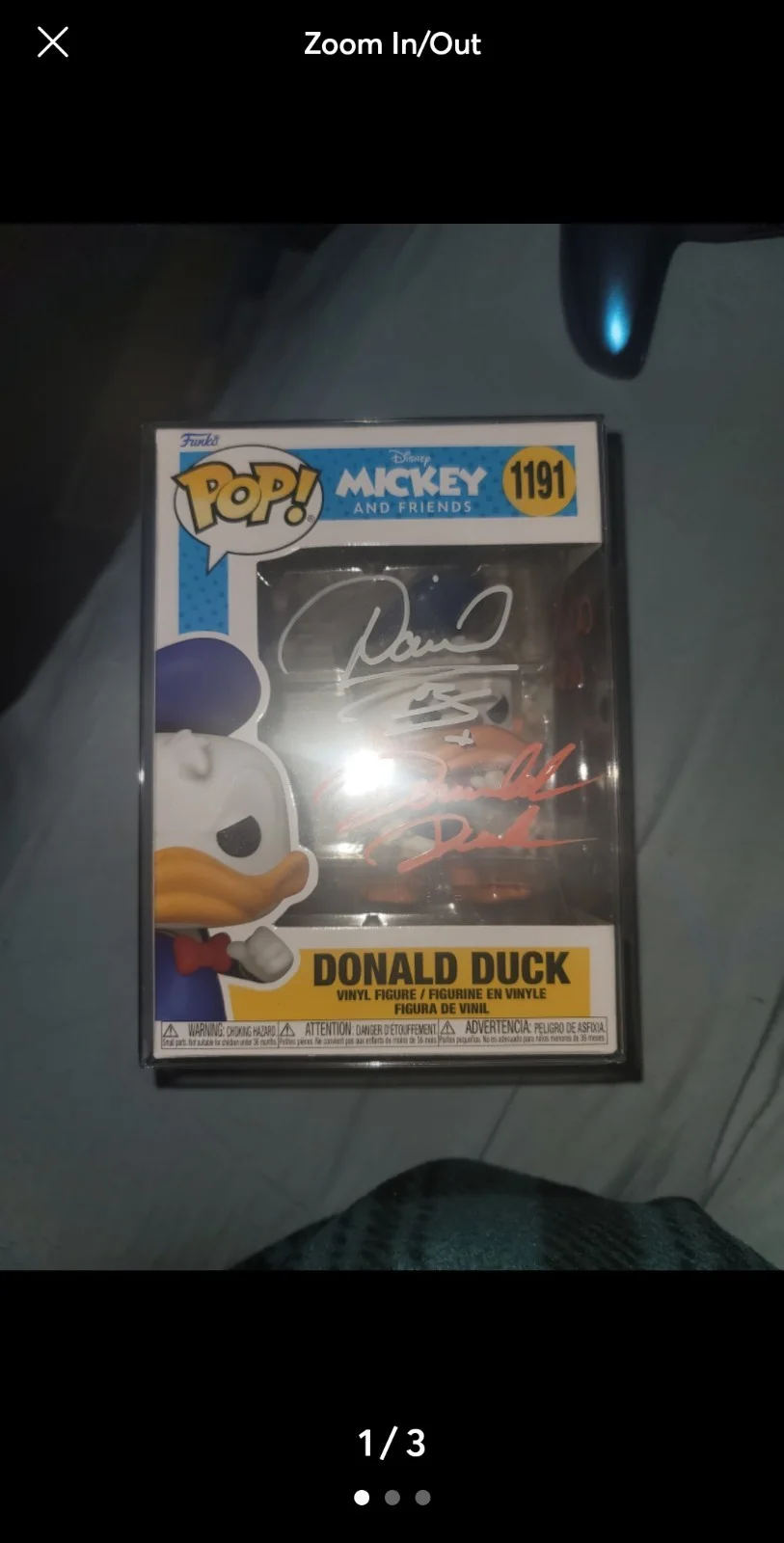 Daniel Ross — Daniel Ross Signed Donald Duck Funko Pop!, image 3