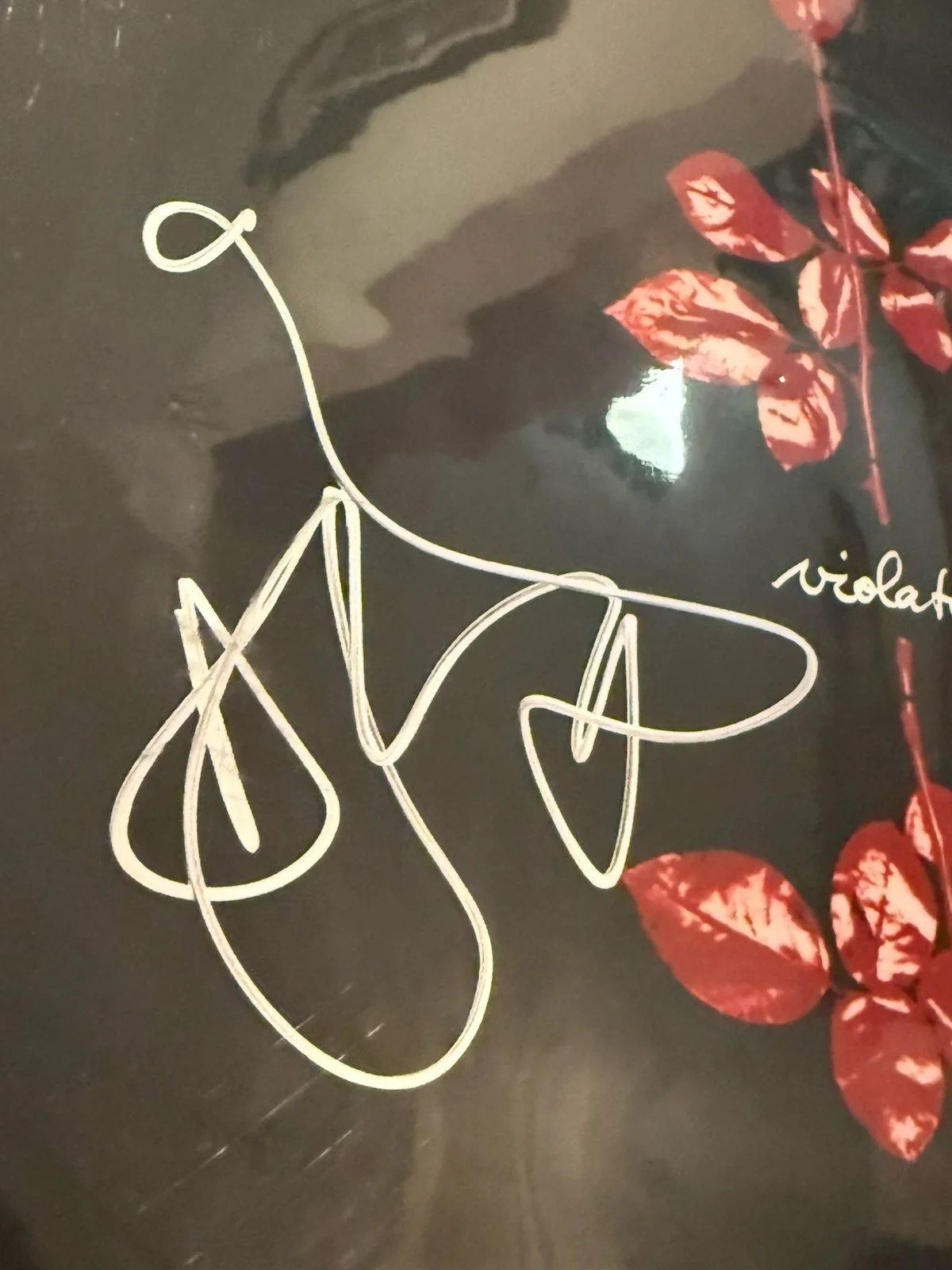DAVE GAHAN SIGNED DEPECHE MODE LP PSA AUTHENTICATION (A, image 2