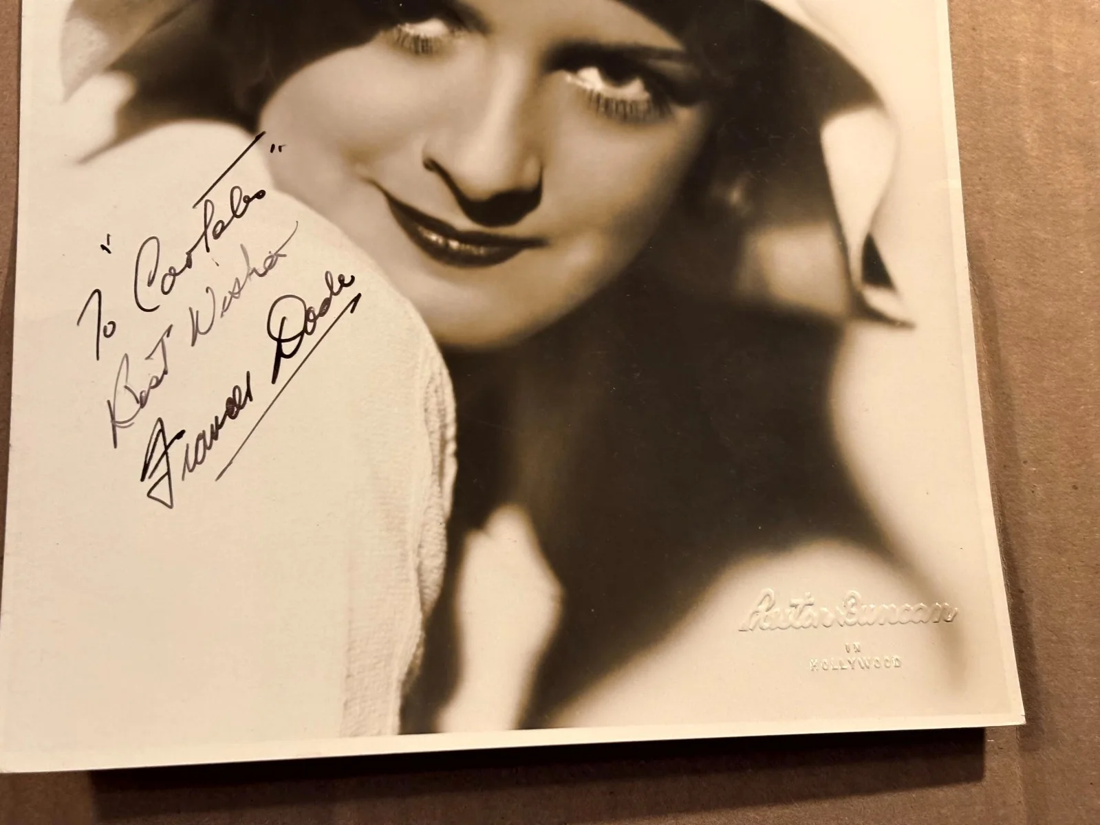 Frances Dade Extremely Rare Very Early Autographed 8/10 Photo Early 30s Dracula, image 3