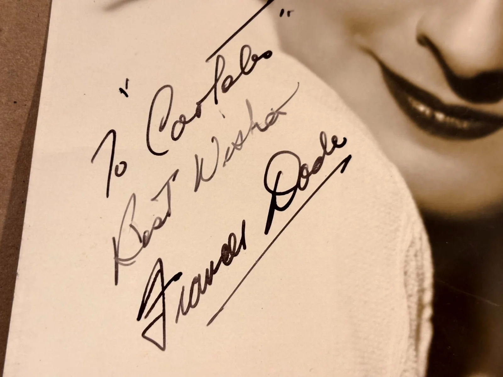 Frances Dade Extremely Rare Very Early Autographed 8/10 Photo Early 30s Dracula, image 5