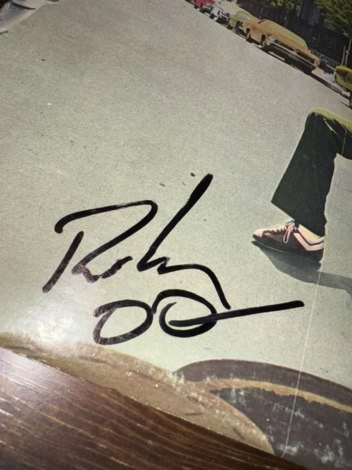 Foghat Fool For The City Vinyl Signed / Autographed by Roger Earl COA, image 3