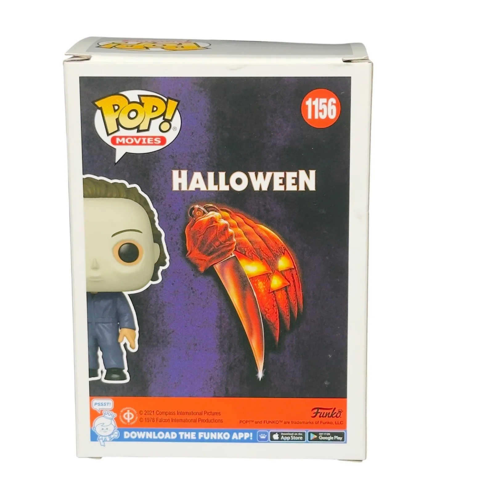 Nick Castle, James Jude Courtney — Nick Castle & James Jude Courtney Signed Michael Myers Funko Pop 1156 Beckett, изображение 3