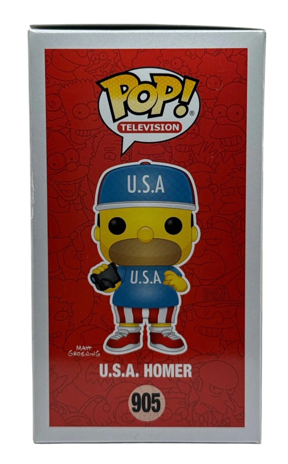 Matt Groening — Matt Groening Signed & Sketch The Simpsons U.S.A. Homer Funko Pop PSA COA, image 3