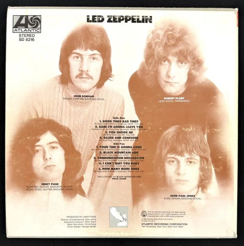 John Paul Jones, Robert Plant — Robert Plant John Paul Jones Signed Autograph Led Zeppelin Album Record Beckett, изображение 2