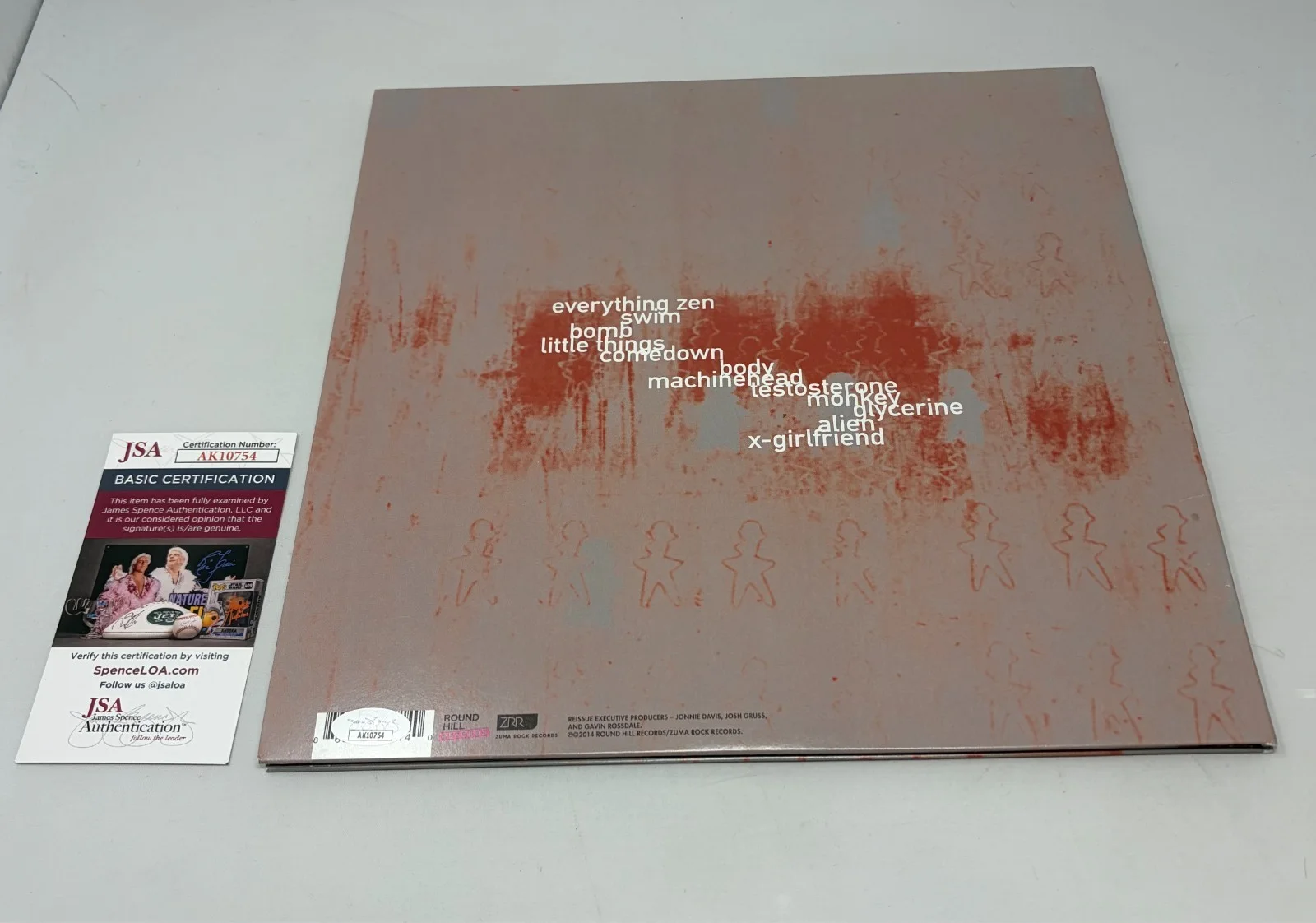 Gavin Rossdale signed Bush Sixteen Stone Album JSA COA, image 3