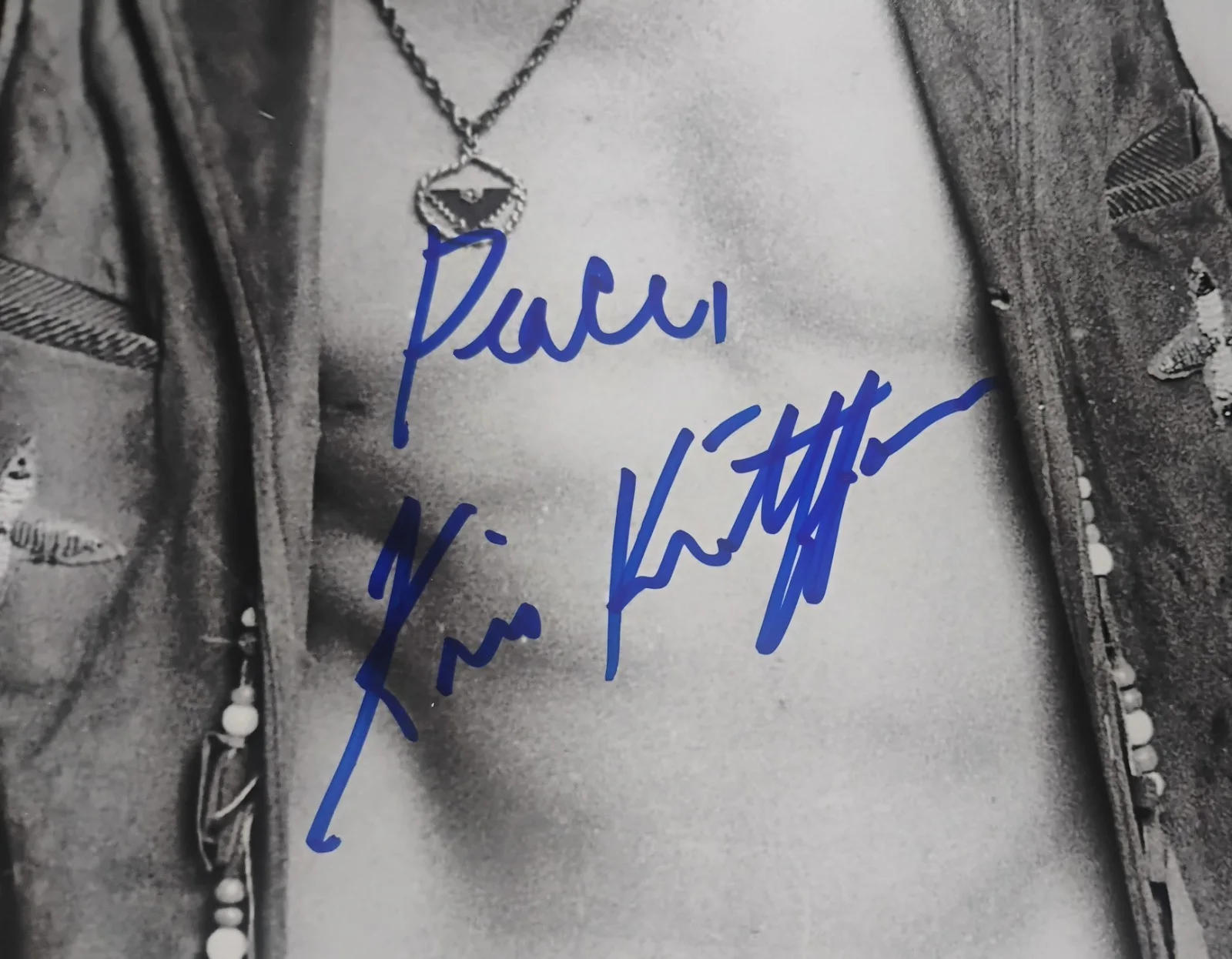 Kris Kristofferson Hand Signed Autograph 11x14 Photo COA - NO US TARIFFS, изображение 3
