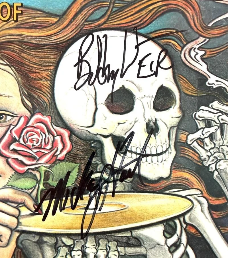 Mickey Hart, Bob Weir — Bob Weir & Mickey Hart Signed Autograph Grateful Dead Album Vinyl Record PSA COA, изображение 3