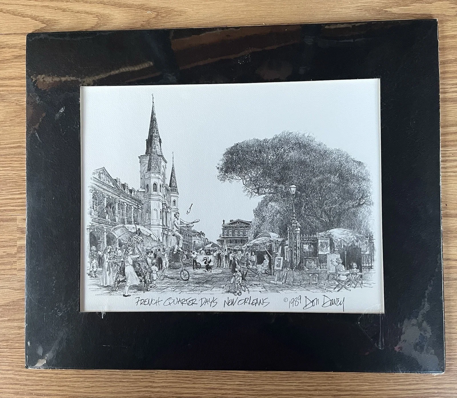 Don Davey New Orleans Print 9x11.5. Set of 3. New. Not Framed, image 3