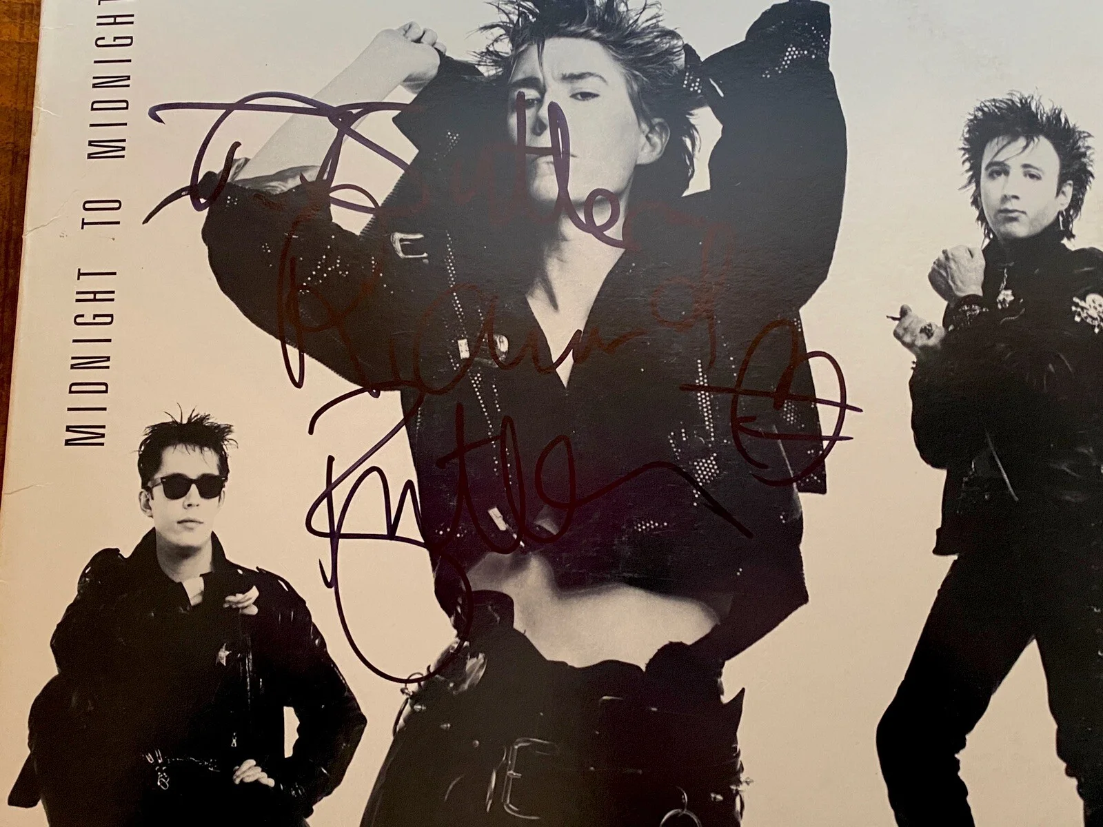 PSYCHEDELIC FURS signed autographed LP RECORD BECKETT Certified Richard Butler, изображение 3
