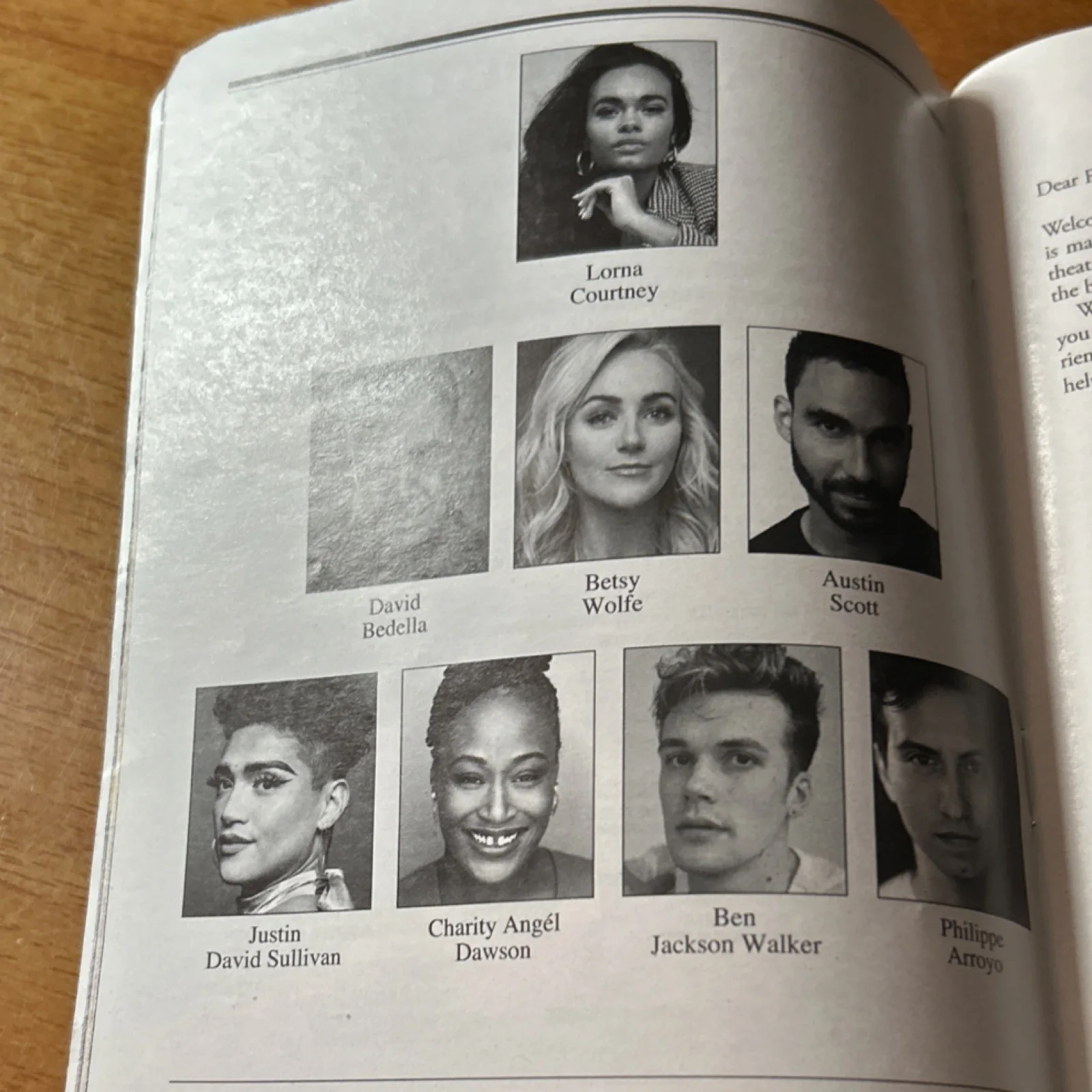cast signed & Juliet playbill April 2024 booklet multiple autographs, image 5