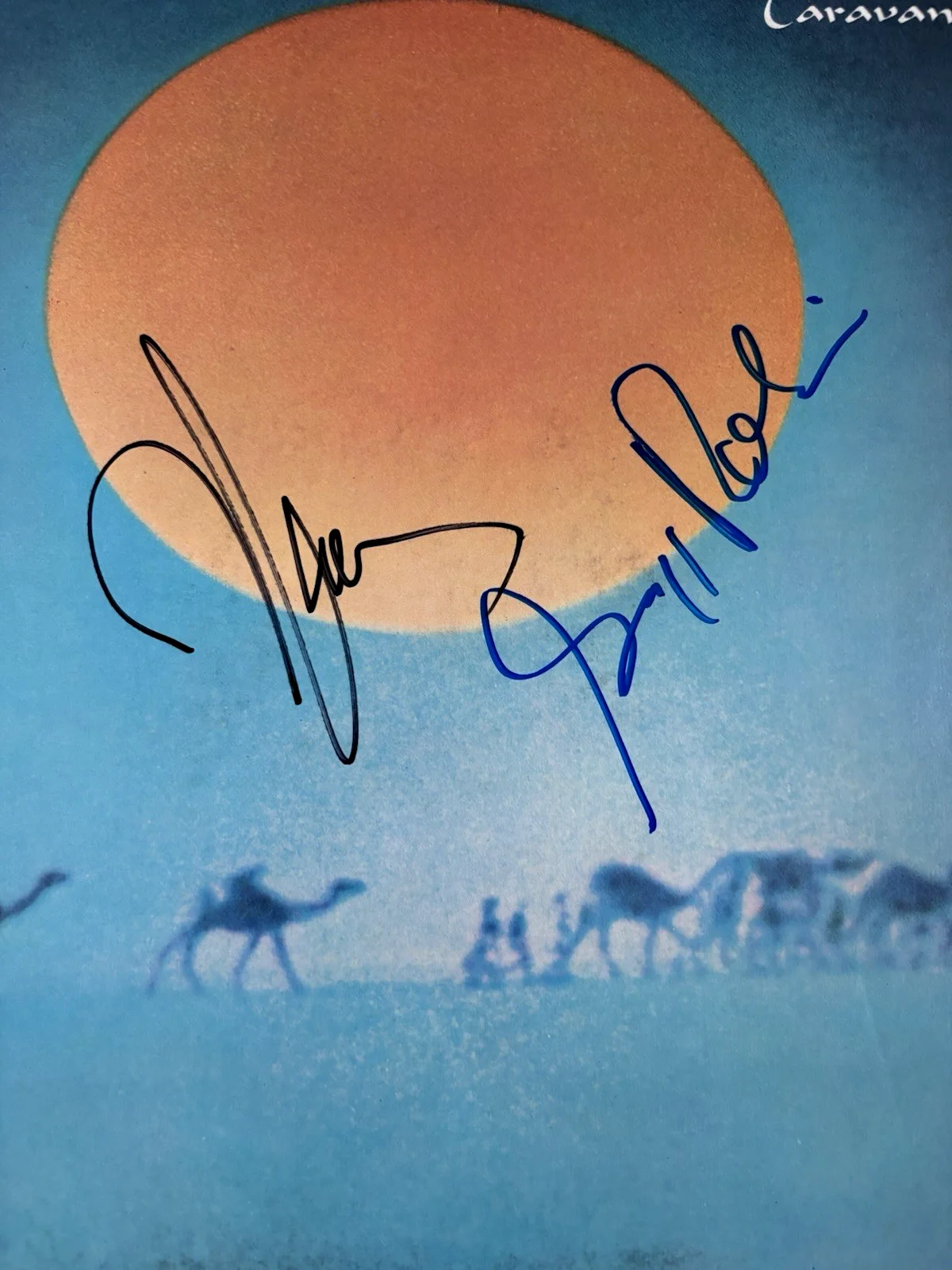 NEAL SCHON & GREGG ROLIE Signed SANTANA LP Vinyl Album PSA DNA COA Caravanserai, изображение 4