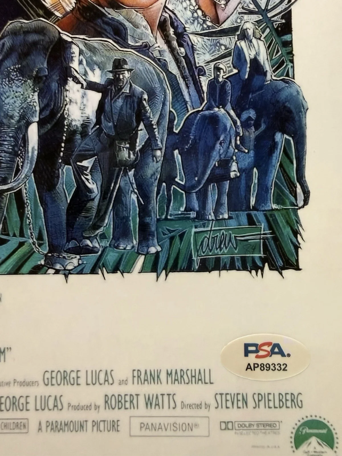 Steven Spielberg — Steven Spielberg Autograph Signed 11x17 Indiana Jones Poster Photo PSA COA, изображение 3