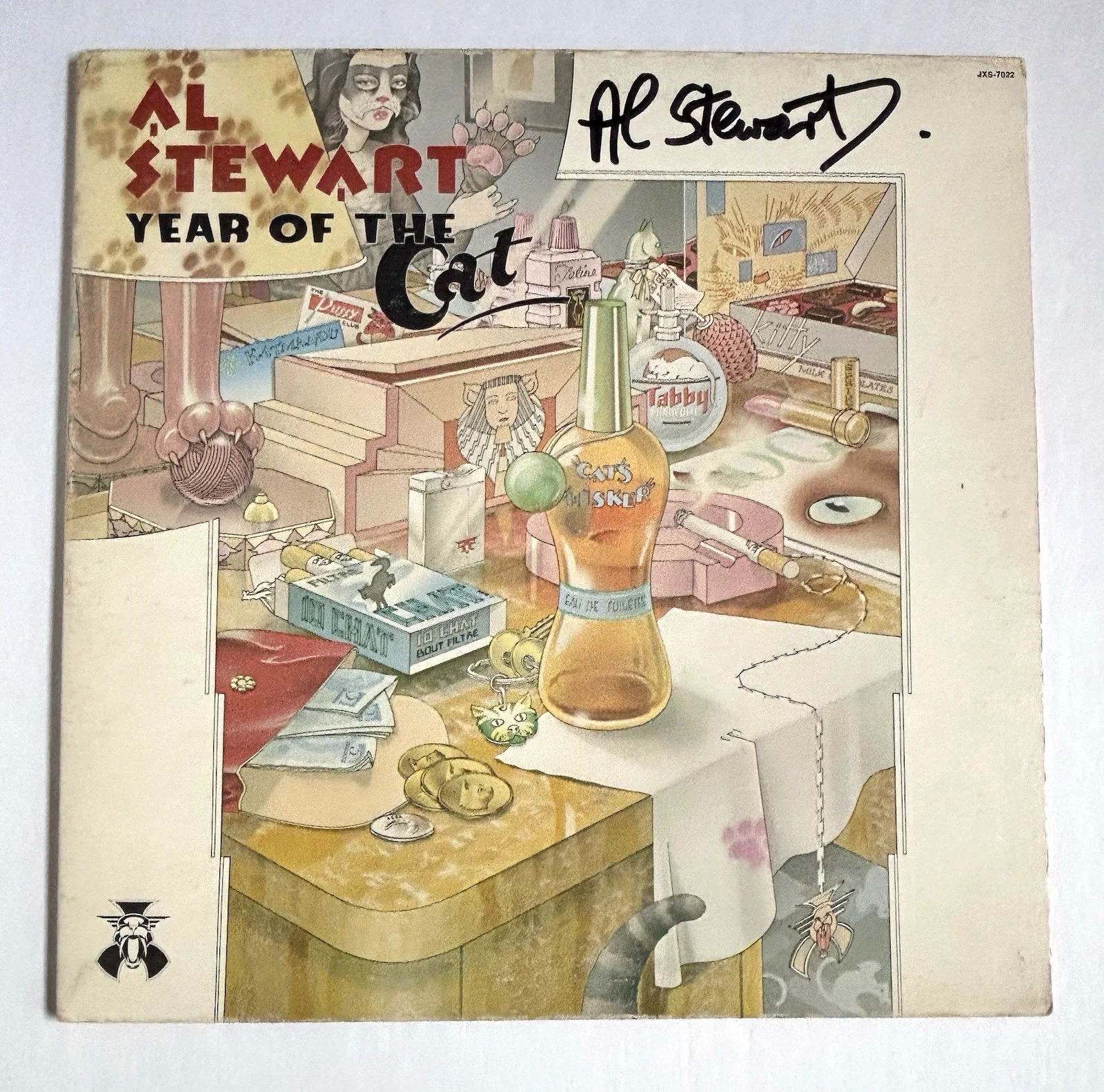 AL STEWART Signed YEAR OF THE CAT LP Vinyl Album PSA DNA COA, изображение 2