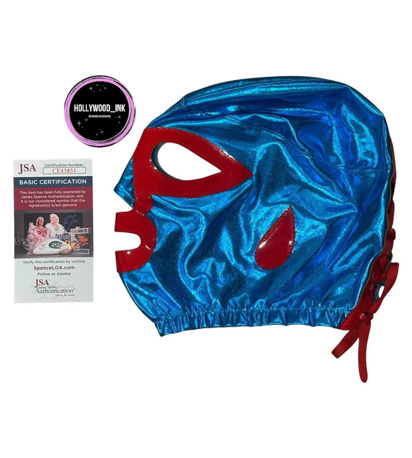 Jack Black — JACK BLACK SIGNED NACHO LIBRE MASK AUTOGRAPH JSA COA CE43851 + EXACT PROOF, image 4