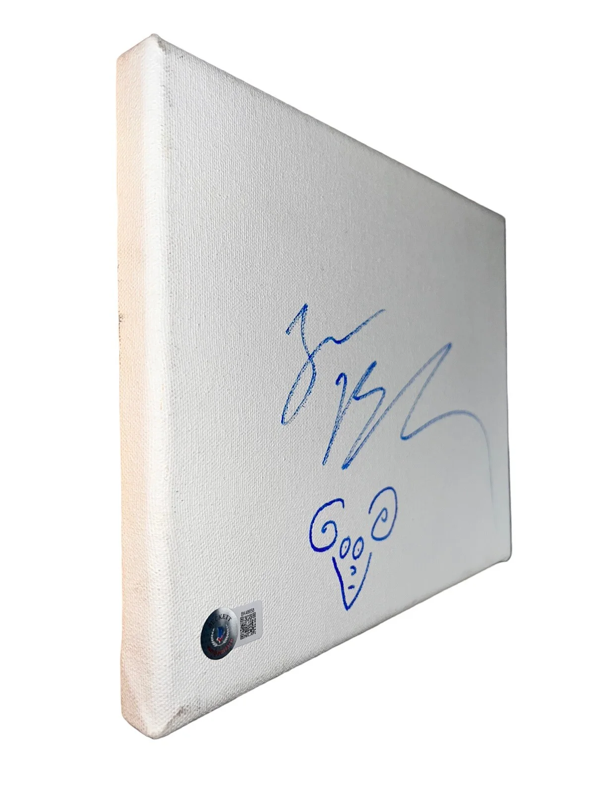 Jack Black — RARE JACK BLACK SIGNED 8x10 CANVAS SKETCH TENACIOUS D 1/1 AUTOGRAPH BECKETT, image 3