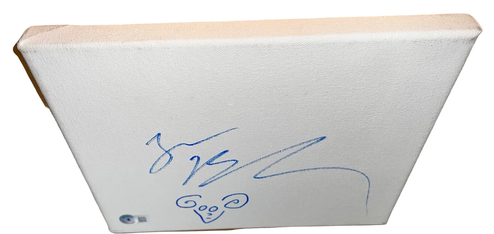 Jack Black — RARE JACK BLACK SIGNED 8x10 CANVAS SKETCH TENACIOUS D 1/1 AUTOGRAPH BECKETT, image 4