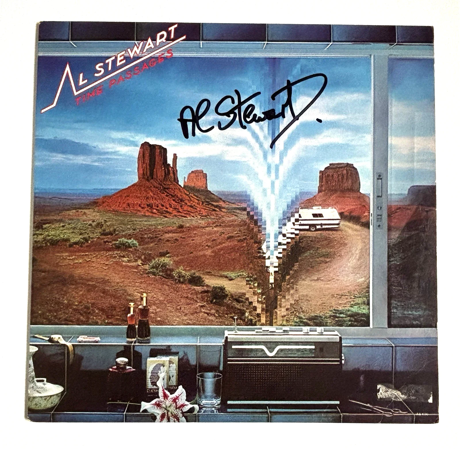 AL STEWART Signed TIME PASSAGES LP Vinyl Album PSA DNA COA Year Of The Cat, изображение 2